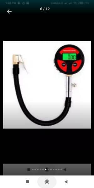 0-200PSI bike Tyre Pressure Gauge Digital LCD Tire Air Pressure 9