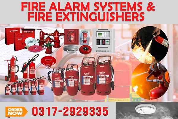 Fire Extinguisher & Fire Alarm System Brand New 0