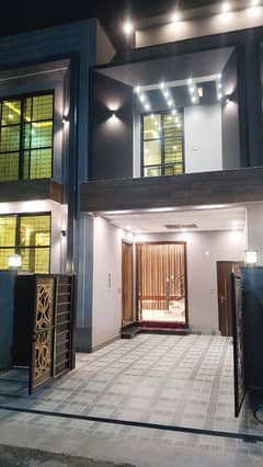 5 Marla Corner Facing Park Ideal Location Brand New Luxury House For Sale in Jade Ext Block Park View City Lahore