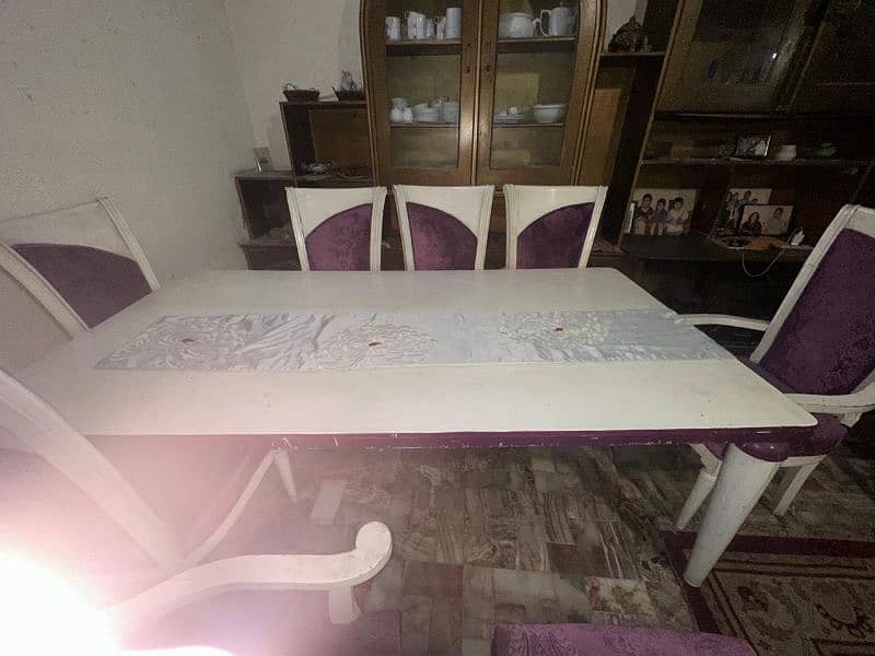 08 chair dining table 9/10 condition 2