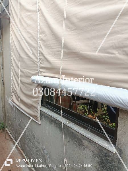 out door kana chikh window blinds Roller blinds zebra blinds glass pap 11