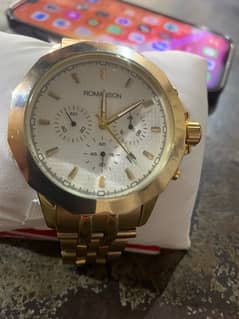 Romanson gold plated watch 0