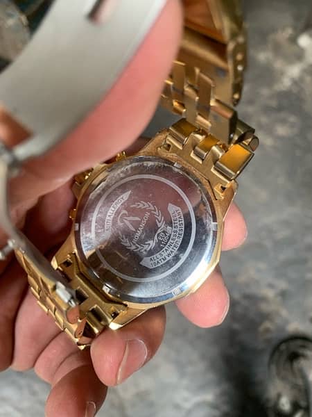 Romanson gold plated watch 3