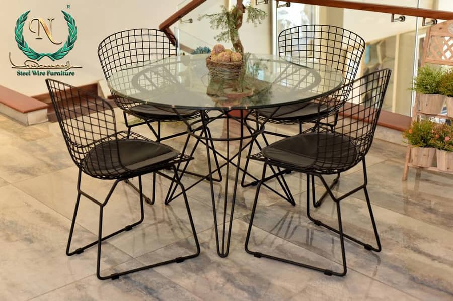 Steel Table Chair / Coffee table / Other steel & Wire furniture 2