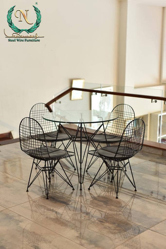Steel Table Chair / Coffee table / Other steel & Wire furniture 3