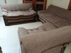 slightly used sofa set 3 2 1 seater call 03124049200