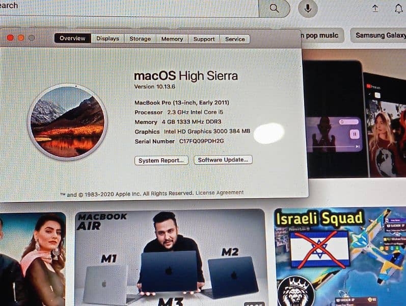 MacBook pro 2011 2