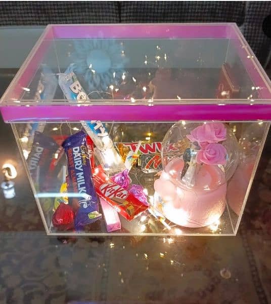 Acrylic boxes customised 4