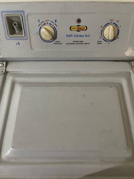 Super Asia Washing Machine & Separate Dryer 2