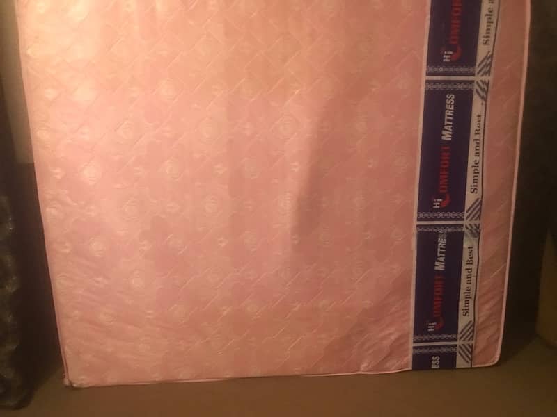 hard mattress new condition double bed 0