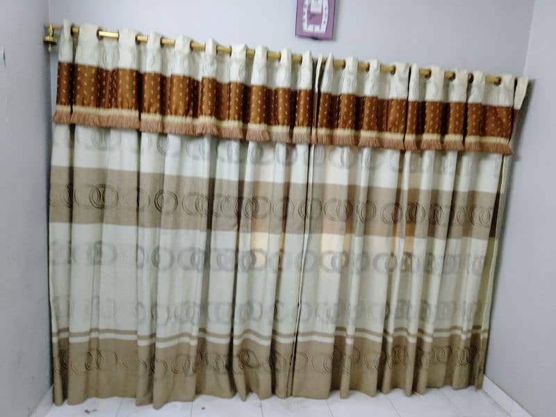 2sets of curtains 3pcs each 6