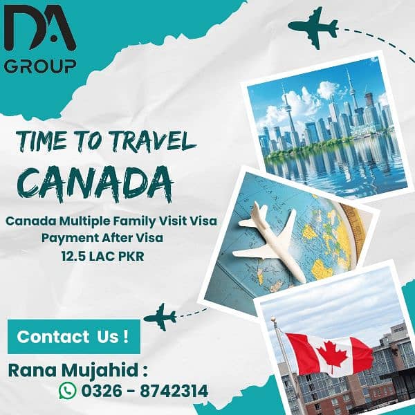 Canada Multiple visit visa and Australia visit visa 0