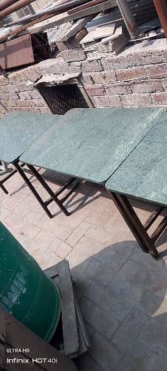 indian green marble tables (three) 0