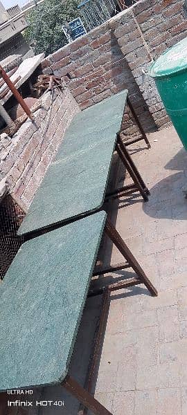 indian green marble tables (three) 2
