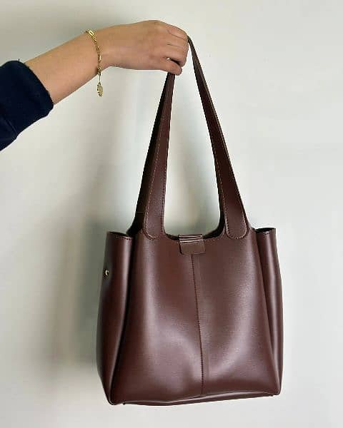 Leatherite Shoulder Bag 0