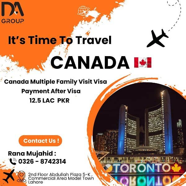 Get Free Assessment For Canada Multiple Family Visit Visa 0
