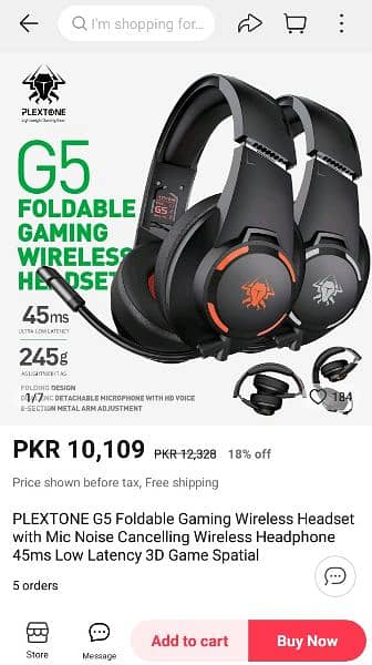 Game Plus Music Headphone for Both Box
Pack he 1