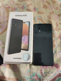samsung a32 with complete box PTA Approved