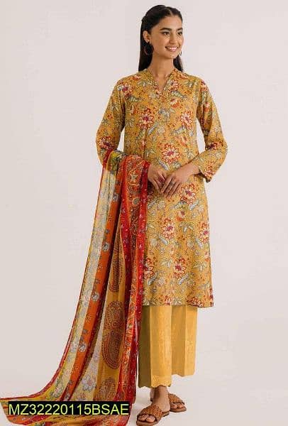 •  Fabric: Lawn
•  Pattern: Embroidered
•  Shirt Front - Pattern: 13