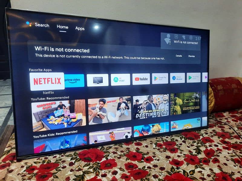 Itel 55" smart android Led Tv 0