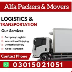 Alfa  Packers & Movers/House Shifting/Loadng Goods Transport  service