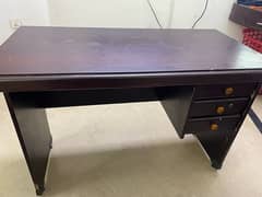 Hard wood table