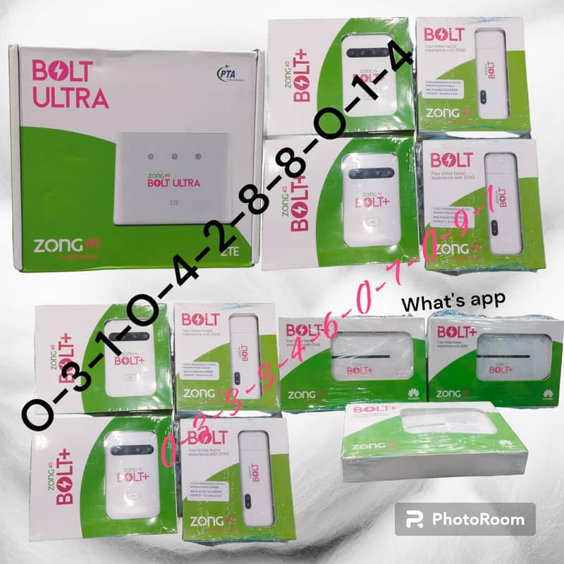 Zong 4G bolt Mbb internet New Device Official Pack bvs + Home Delivery 0