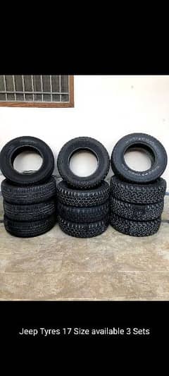 3 Sets Jeep Tyres Available in reasonable Price