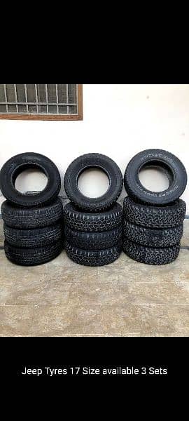 3 Sets Jeep Tyres Available in reasonable Price 0