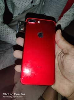iphone 7plus 128 gb all ok pta approved only back camera change
