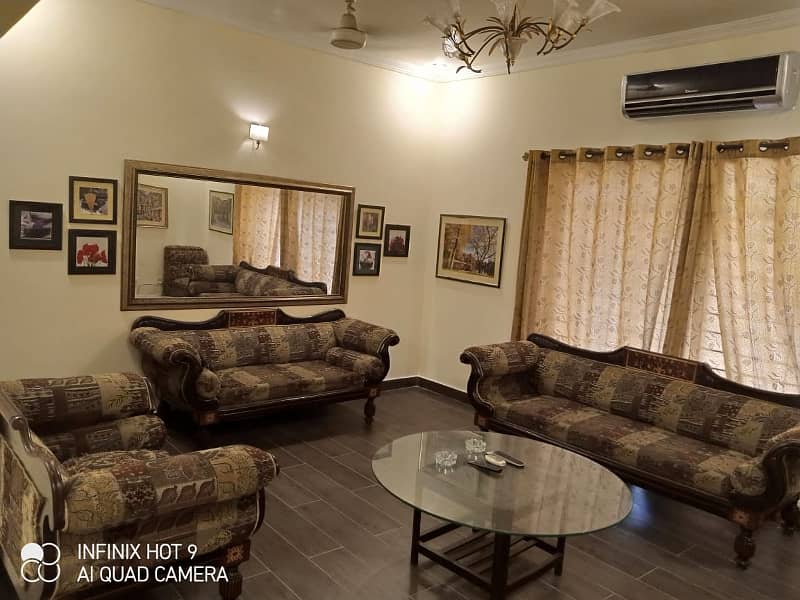 10 marla furnished house for rent in Lahore defence 24