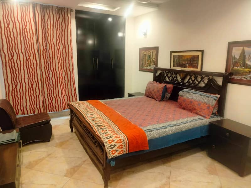 Luxury Furnished independent flate for rent in Lahore Defence 12