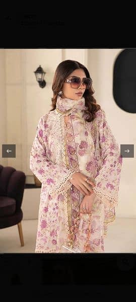 Maria B Unstiched lawn and luxuray ( Delivery all across Pakistan) 7