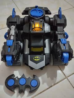 IMAGINEXT DC TRANSFORMING BATBOT BLUE BATMAN ROBOT