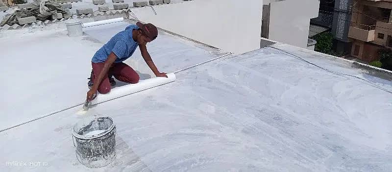 Roof Heat Proofing waterproofing and water tank cleaning or repair 4