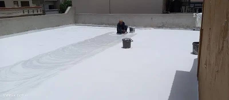 Roof Heat Proofing waterproofing and water tank cleaning or repair 5
