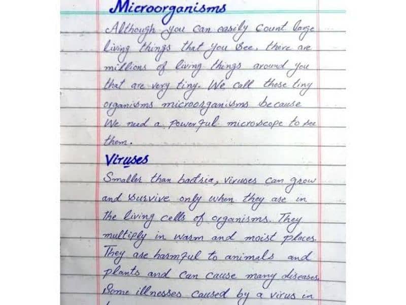 Handwriting Assignment work 3