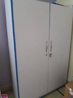 white 2 door cuboard 2pcs each cost 12000 2 pcs for 22000