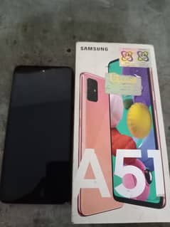 Samsung a51 for sell condition is good argent sell