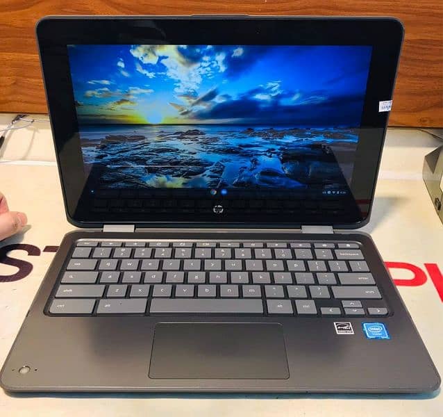 Hp Touch 4gb 32gb chromebook 360 rotatable 9