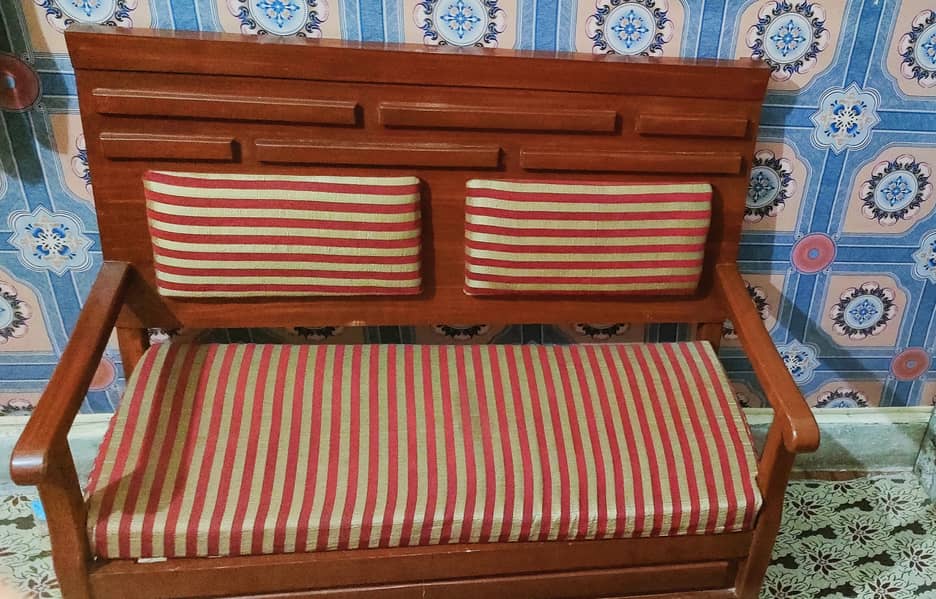 Wooden Sofa set 1