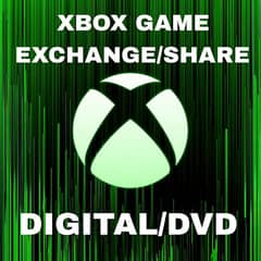 XBOX DIGITAL / DVD GAME EXCHANGE OR SHARE