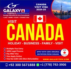 CANADA & Australia Visit Visas USA/UK-  Apply 2024-25