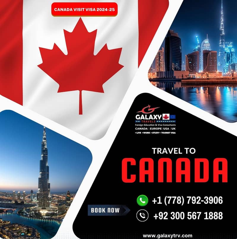 Canada  & Australia Visit Visa on Done Base 2024-25 3