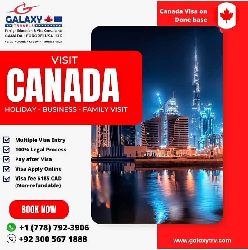 Canada  & Australia Visit Visa on Done Base 2024-25 8