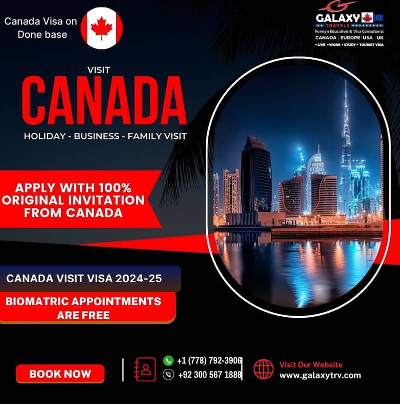 Canada  & Australia Visit Visa on Done Base 2024-25 15