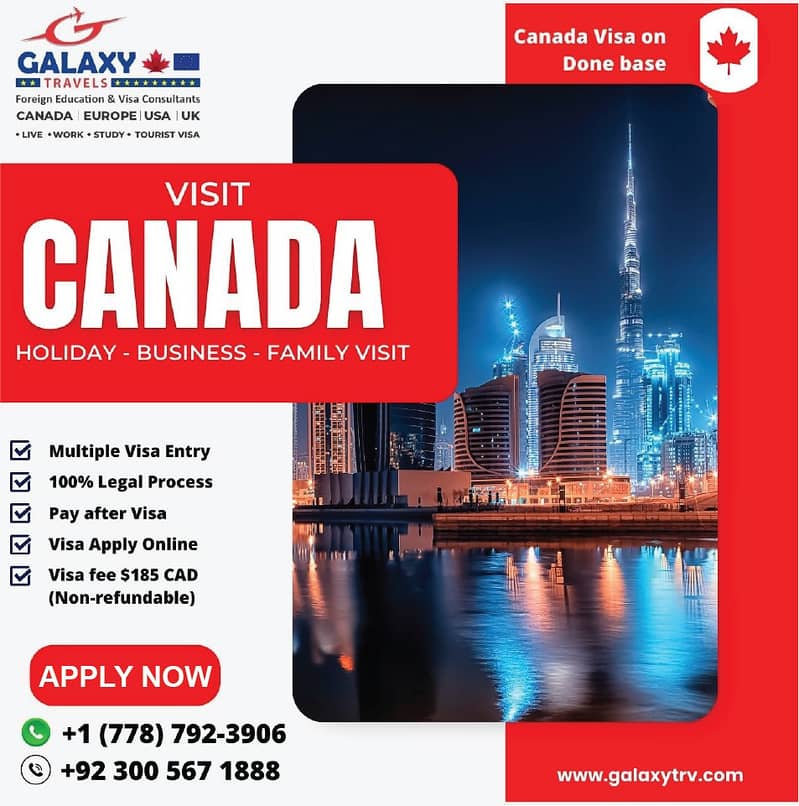Canada  & Australia Visit Visa on Done Base 2024-25 19