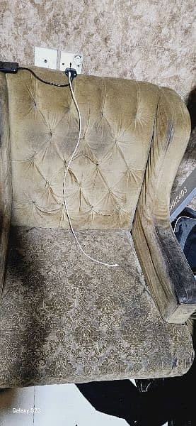 1 seater sofa pair used for urgent sale 1