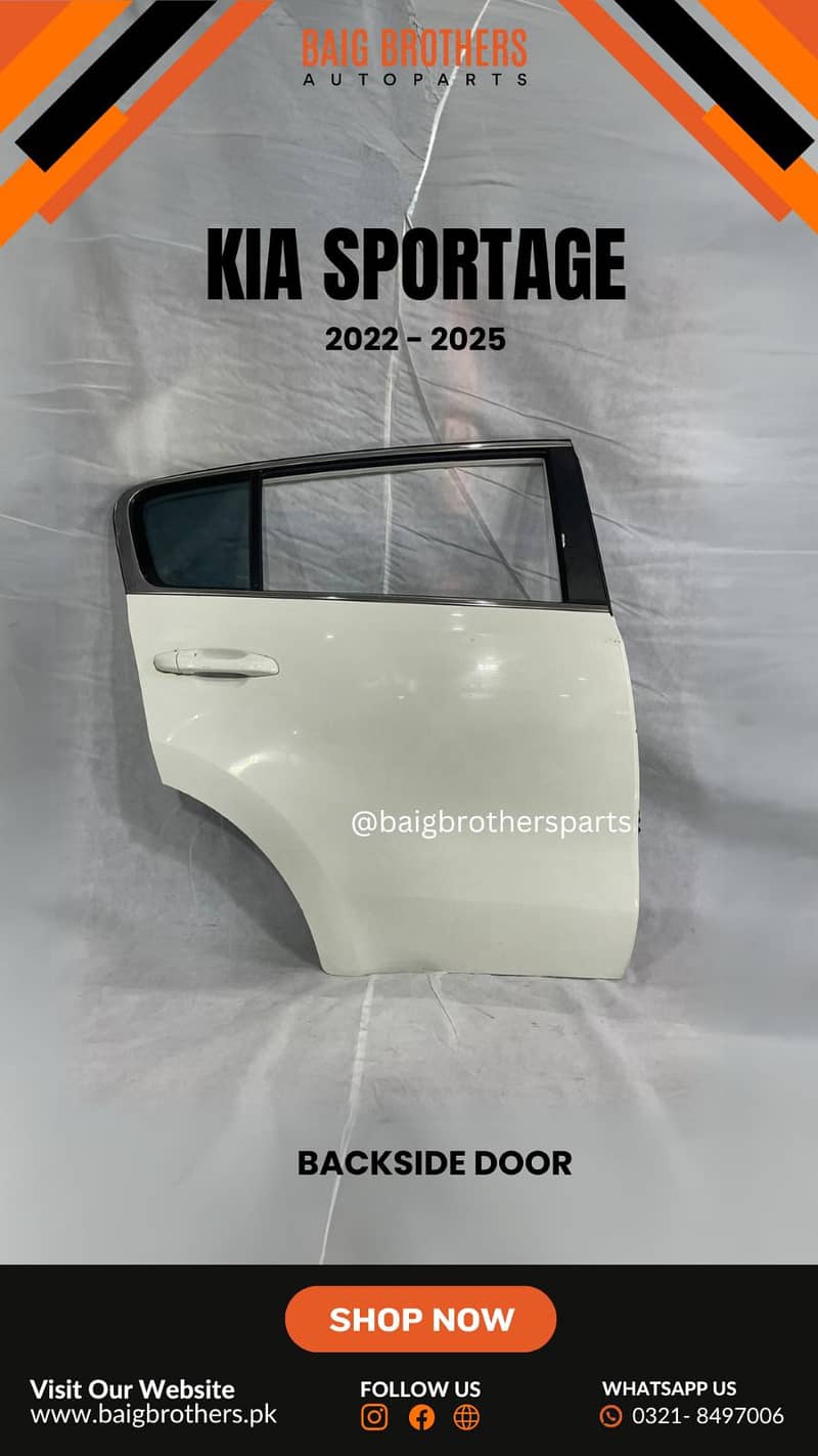 Elantra Tucson HRV Kia Stonic Sonata MG Headlight Bonnet Door Mudguard 17