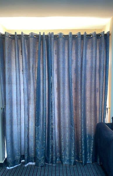 Texture Curtains with Organza curtains 2